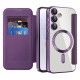 Techsuit  SmartMag Book Case  Samsung Galaxy A35 5G  Purple