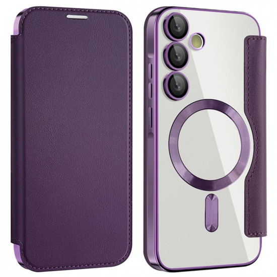 Techsuit  SmartMag Book Case  Samsung Galaxy A35 5G  Purple