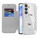 Techsuit SmartMag Book Case Samsung Galaxy A55 5G Gray Techsuit SmartMag Book Case Samsung Galaxy A55 5G Gray