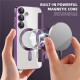 Techsuit  SmartMag Book Case  Samsung Galaxy A55 5G  Purple