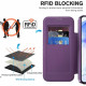 Techsuit  SmartMag Book Case  Samsung Galaxy A55 5G  Purple
