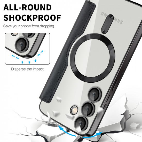 Techsuit  SmartMag Book Case  Samsung Galaxy S24 FE  Black