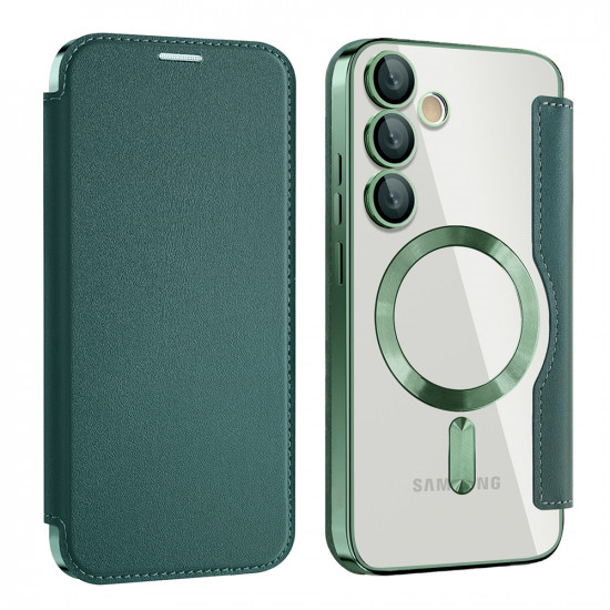 Techsuit  SmartMag Book Case  Samsung Galaxy S24 FE  Green