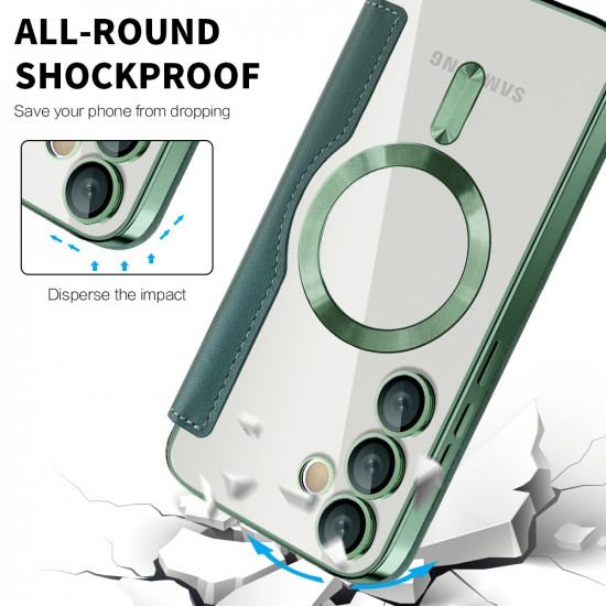 Techsuit  SmartMag Book Case  Samsung Galaxy S24 FE  Green
