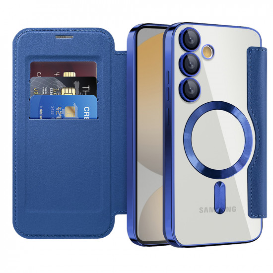 Techsuit  SmartMag Book Case  Samsung Galaxy S24 FE  Blue