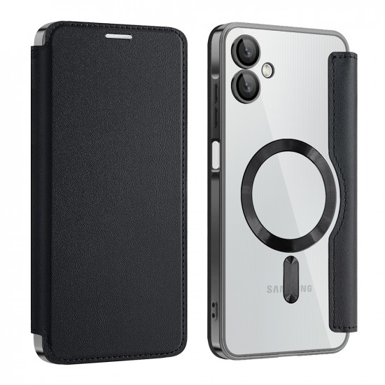 Techsuit SmartMag Book Case Samsung Galaxy A06 Black Techsuit SmartMag Book Case Samsung Galaxy A06 Black