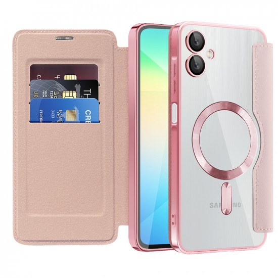 Techsuit  SmartMag Book Case  Samsung Galaxy A06  Pink