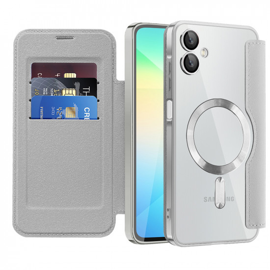 Techsuit  SmartMag Book Case  Samsung Galaxy A06  Gray