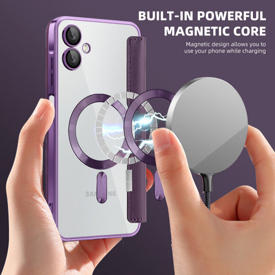 Techsuit  SmartMag Book Case  Samsung Galaxy A06  Purple