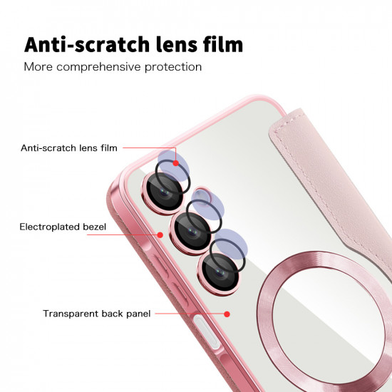 Techsuit  SmartMag Book Case  Samsung Galaxy A16 4G / A16 5G  Pink