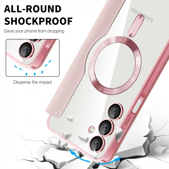 Techsuit  SmartMag Book Case  Samsung Galaxy A16 4G / A16 5G  Pink