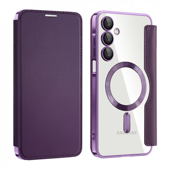 Techsuit SmartMag Book Case Samsung Galaxy A16 4G / A16 5G Purple Techsuit SmartMag Book Case Samsung Galaxy A16 4G / A16 5G Purple