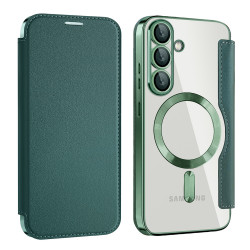 Techsuit  SmartMag Book Case  Samsung Galaxy S25  Green