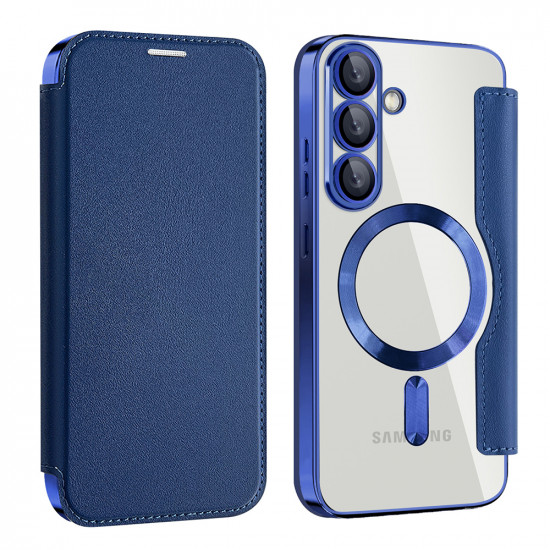 Techsuit  SmartMag Book Case  Samsung Galaxy S25  Blue