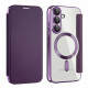 Techsuit  SmartMag Book Case  Samsung Galaxy S25  Purple