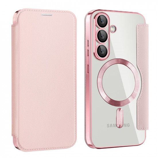 Techsuit SmartMag Book Case Samsung Galaxy S25 Plus Pink Techsuit SmartMag Book Case Samsung Galaxy S25 Plus Pink