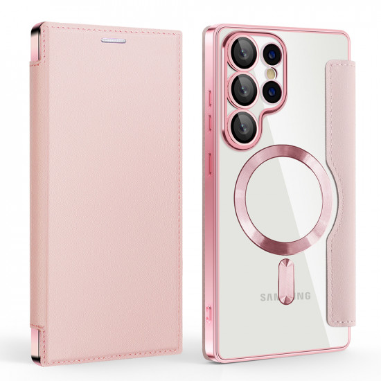 Techsuit SmartMag Book Case Samsung Galaxy S25 Ultra Pink Techsuit SmartMag Book Case Samsung Galaxy S25 Ultra Pink