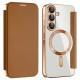 Techsuit  SmartMag Book Case  Samsung Galaxy A36 5G  Brown
