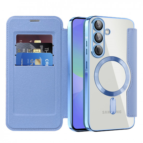 Techsuit  SmartMag Book Case  Samsung Galaxy A36 5G  Light Blue