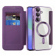 Techsuit  SmartMag Book Case  Samsung Galaxy A36 5G  Purple
