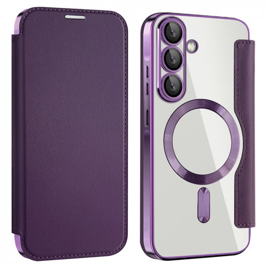 Techsuit  SmartMag Book Case  Samsung Galaxy A36 5G  Purple
