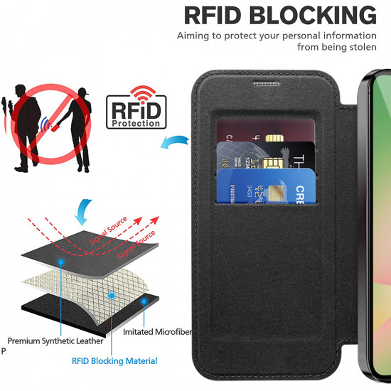 Techsuit  SmartMag Book Case  Samsung Galaxy A26 5G  Black