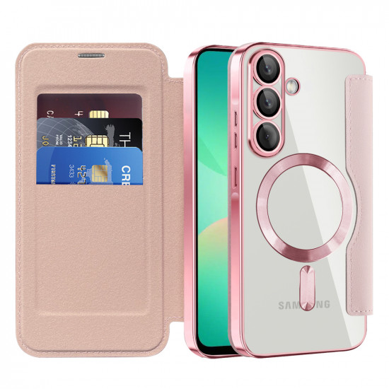 Techsuit SmartMag Book Case Samsung Galaxy A26 5G Pink Techsuit SmartMag Book Case Samsung Galaxy A26 5G Pink
