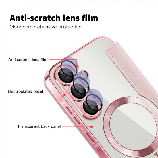 Techsuit SmartMag Book Case Samsung Galaxy A26 5G Pink Techsuit SmartMag Book Case Samsung Galaxy A26 5G Pink
