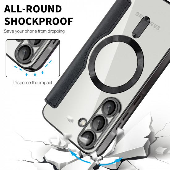 Techsuit  SmartMag Book Case  Samsung Galaxy A56 5G  Black