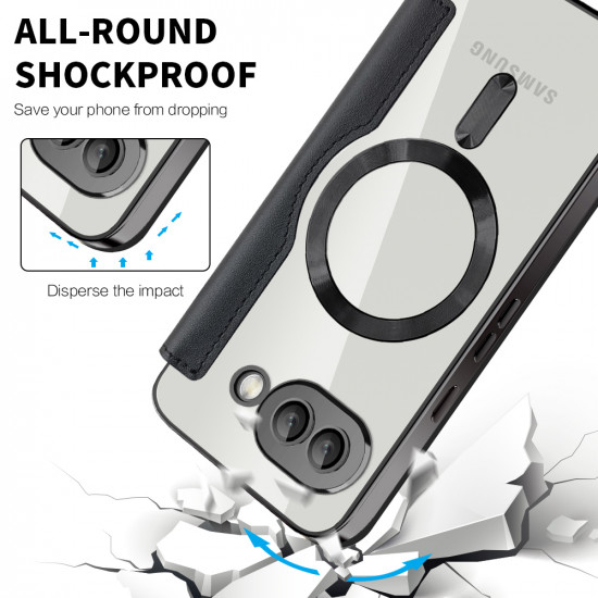 Techsuit  SmartMag Book Case  Google Pixel 9a  Black