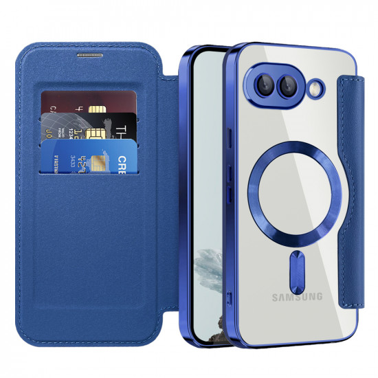 Techsuit  SmartMag Book Case  Google Pixel 9a  Blue
