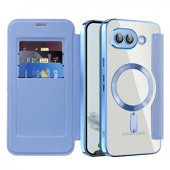 Techsuit  SmartMag Book Case  Google Pixel 9a  Light Blue