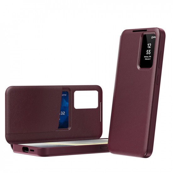 Techsuit  SmartView Series  Samsung Galaxy A55 5G  Red