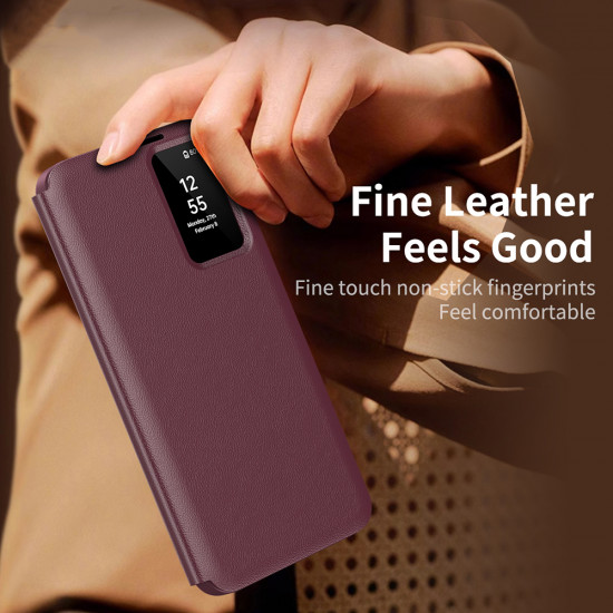 Techsuit  SmartView Series  Samsung Galaxy A55 5G  Red