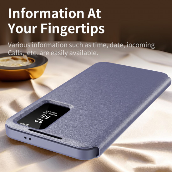 Techsuit  SmartView Series  Samsung Galaxy A55 5G  Purple