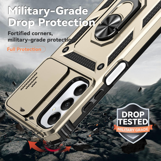 Techsuit  CamShield Series  Oppo Reno12 F 4G / Reno12 F 5G / Reno12 FS 4G / Reno12 FS 5G  Gold