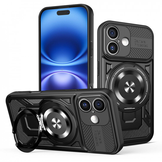 Techsuit  RuggedCam  iPhone 16 Plus  Black