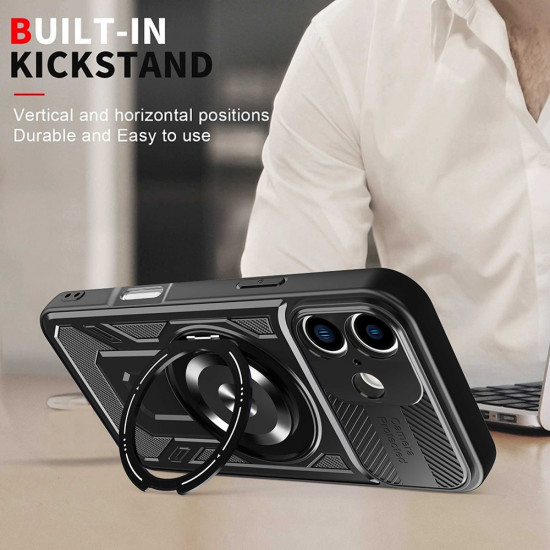 Techsuit  RuggedCam  iPhone 16 Plus  Black