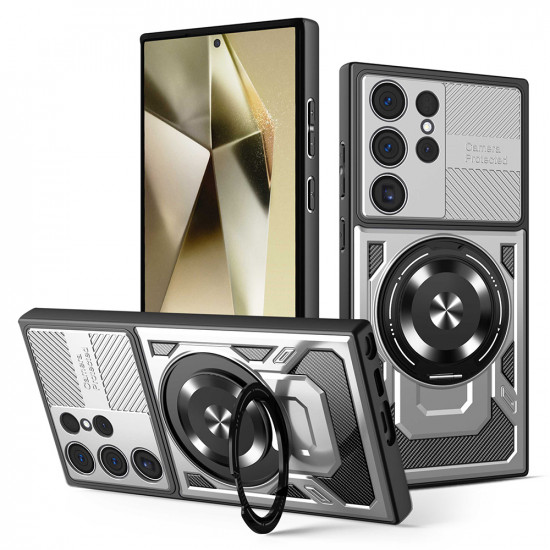 Techsuit RuggedCam Samsung Galaxy S24 Ultra Gray Techsuit RuggedCam Samsung Galaxy S24 Ultra Gray