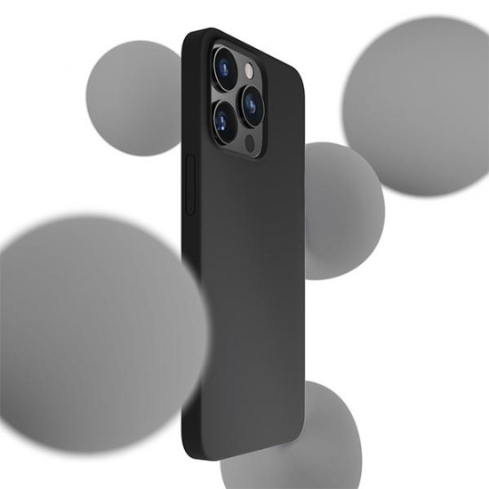 3MK Silicone Case iPhone 14 Pro Max 6.7" black