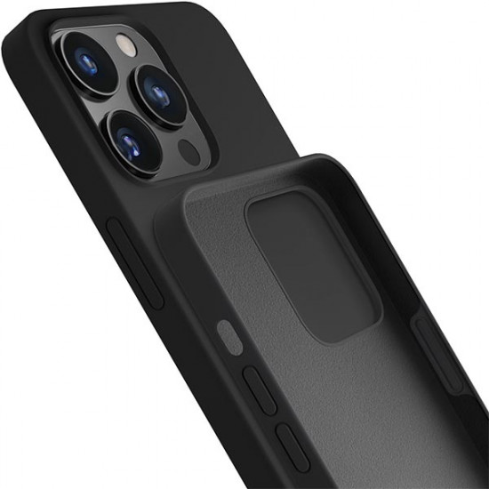3MK Silicone Case iPhone 14 Pro Max 6.7" black