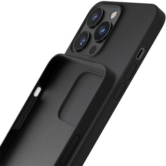 3MK Silicone Case iPhone 14 Pro Max 6.7" black