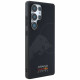 Red Bull Case Leather Meshed Debossed Bull MagSafe Samsung Galaxy S25 Ultra navy