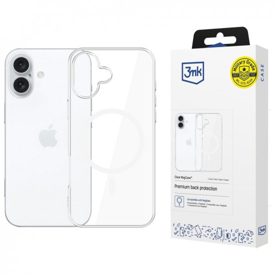 3MK Clear MagCase case for Apple iPhone 17