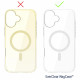3MK EverClear MagCase case for Apple iPhone 16 Plus