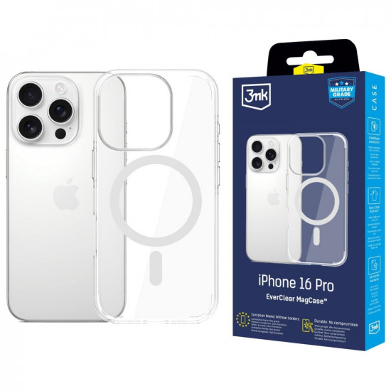 3MK EverClear MagCase case for Apple iPhone 16 Pro