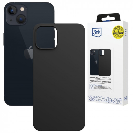 3MK Hardy MagSilicone Case for Apple iPhone 14 Plus Graphite