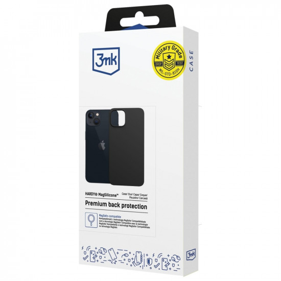 3MK Hardy MagSilicone Case for Apple iPhone 14 Plus Graphite