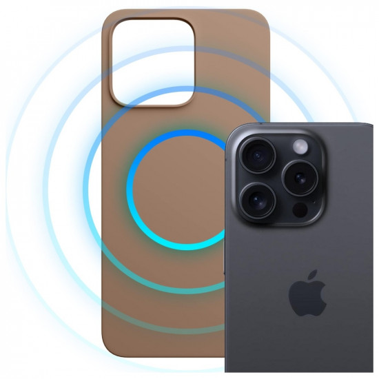 3MK Hardy MagSilicone Case for Apple iPhone 14 Pro Dark Gold