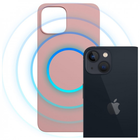 3MK Hardy MagSilicone Case for Apple iPhone 15 Plus Pink